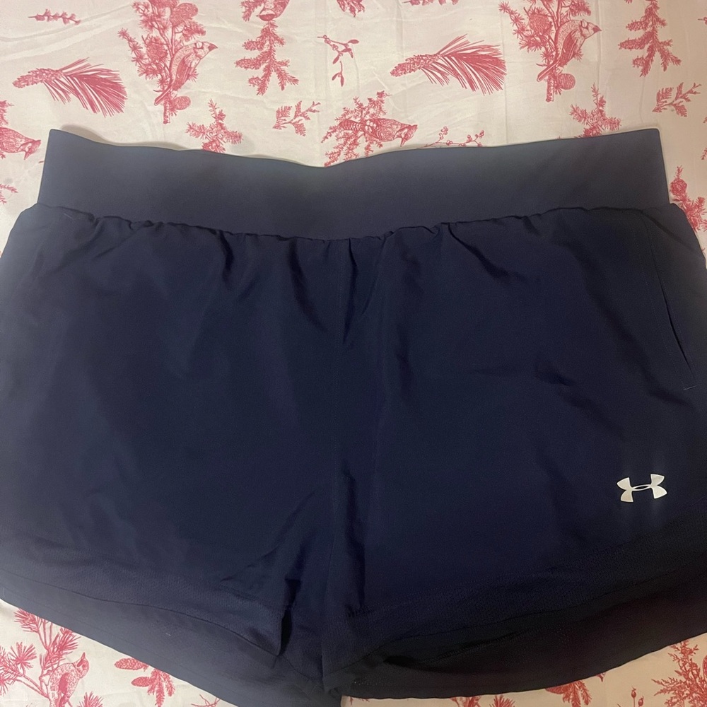 Under Armour Women's Dark Blue Athletic Shorts